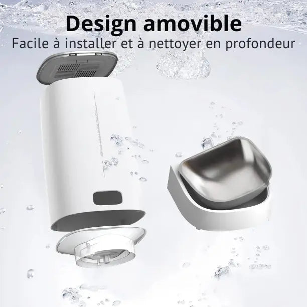 Mangeoire Automatique Intelligent Wifi Distributeur De Croquettes Fidoz
