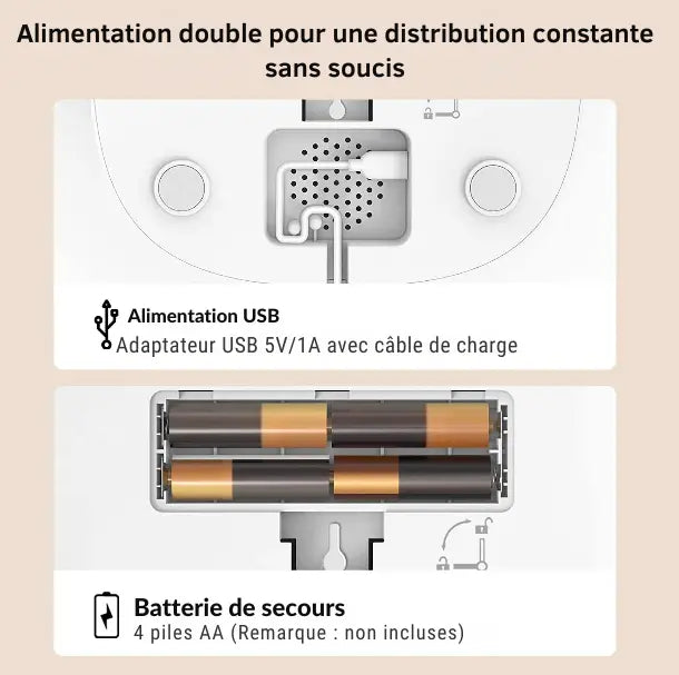 Mangeoire Automatique Intelligent Wifi Distributeur De Croquettes Fidoz