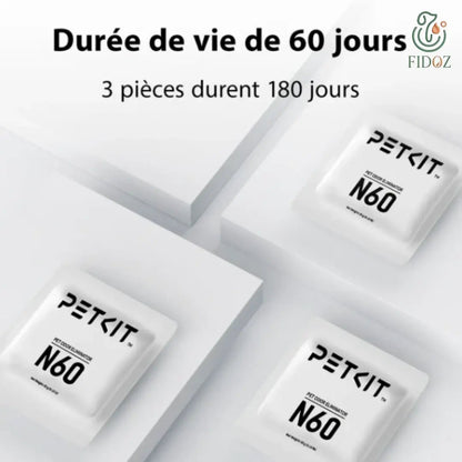 Désodorisants N60 pour Purobot – Lot de 3 - Fidoz
