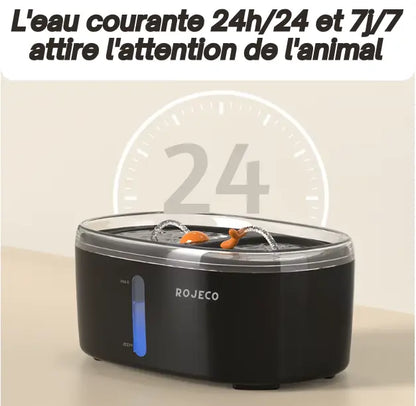 Fontaine à Eau Luxe Sans Fil – Double Bols Intelligents Fidoz
