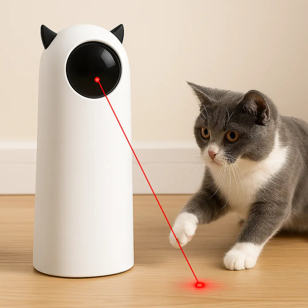 Little Devil - Jouet Laser Automatique Infrarouge LED Premium pour Chat Fidoz