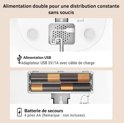 Mangeoire Automatique Intelligent Wifi Distributeur De Croquettes Fidoz