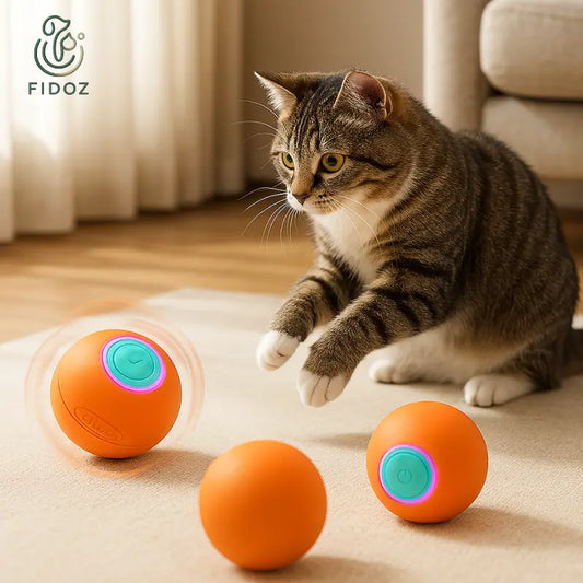 PlaySphere Motion - by Fidoz - Jouet Interactif Automatique pour Chat Fidoz