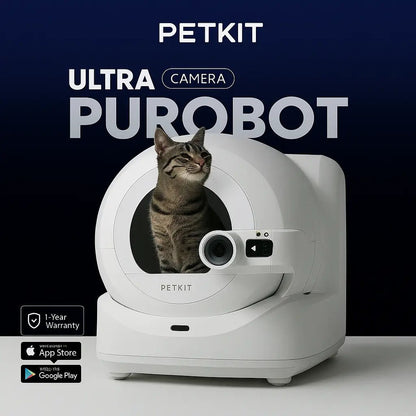 Litière automatique avec caméra PETKIT PUROBOT ULTRA - Fidoz